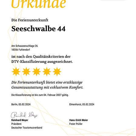 Ferienhaus Seeschwalbe 44 Fuhlendorf  Luaran gambar